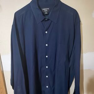 Claiborne Big & Tall Stretch Button Up Long Sleeve Shirt-2XL